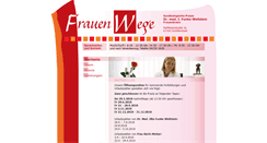 Desktop Screenshot of frauenaerztin-schifferstadt.de
